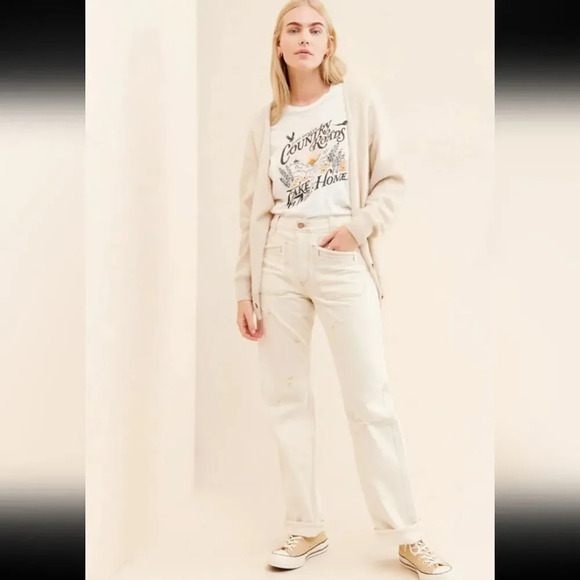 FREE PEOPLE Go Easy Bootcut Jeans Oak - Picture 2 of 12